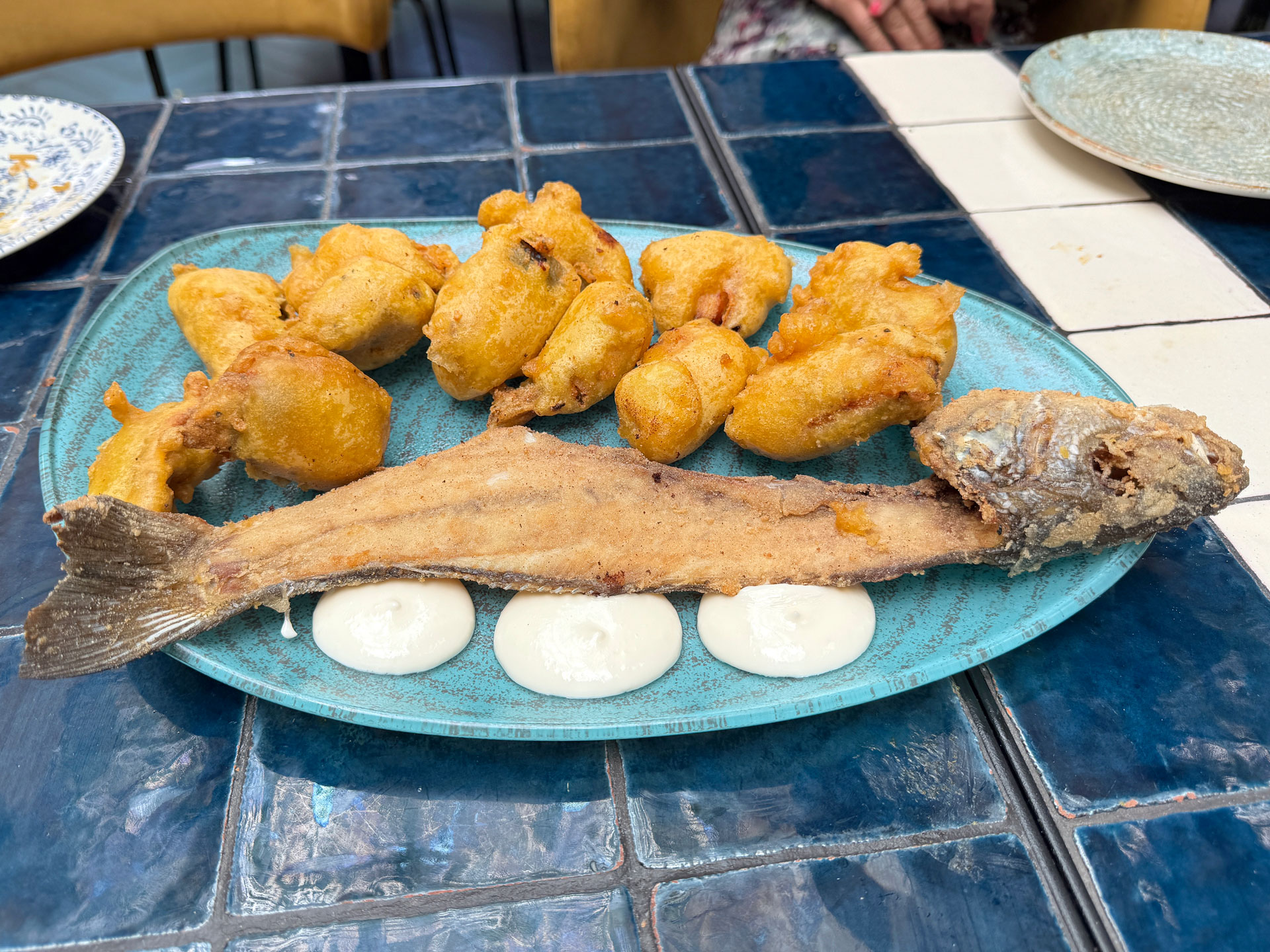 Lubina en tempura - Zeppelin Bar