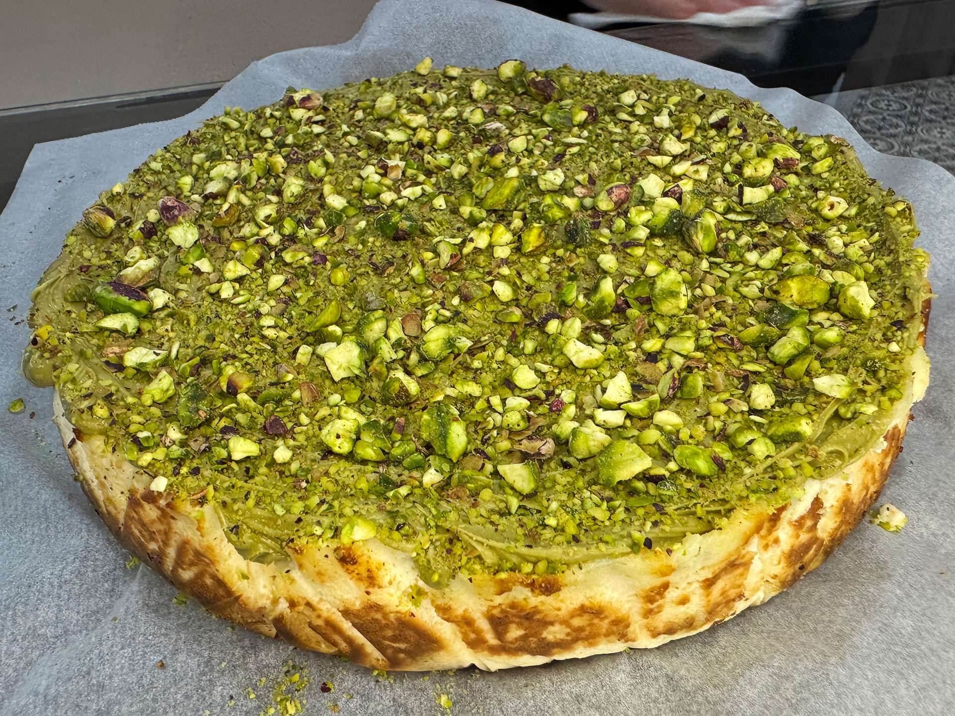 porción XXL de tarta de queso en Alcalá de Guadaíra